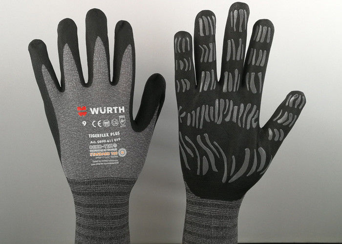 nitrile dipped gloves