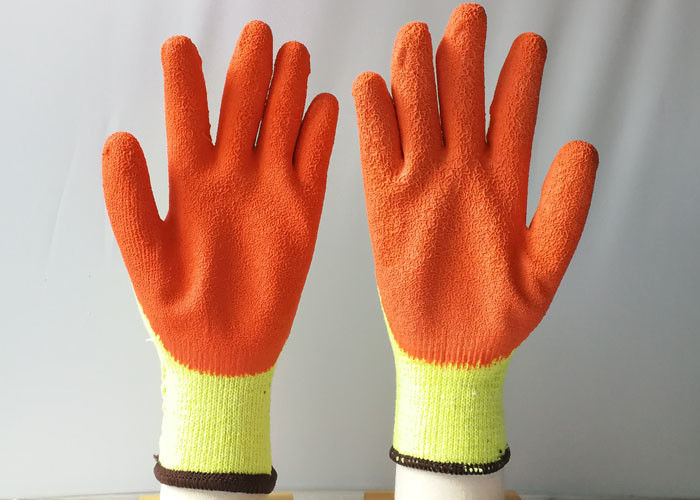Latex Knitted Wrist Gloves Large Pair Ideal for Glass Work CE Standards