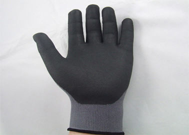 Full Micro Foam Nitrile Coated Gloves Safety Working Customer Design Logo