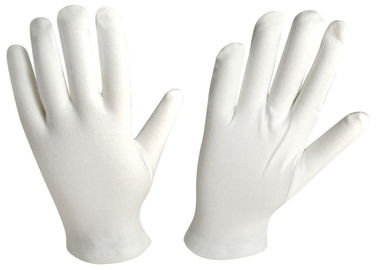 100% Cotton Medical Gloves Self Hemmed Cuff white colour thick fabric prompt delivery low MOQ Amazon ebay wish shopee