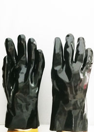 Abrasion Resistant Heavy Duty Gauntlet Gloves , Insulated PVC Gloves Open Cuff