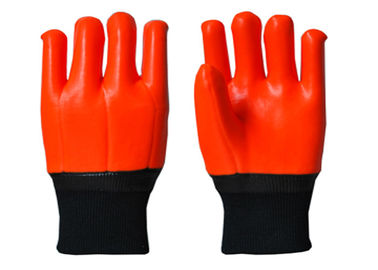 Antisepsis PVC Hand Gloves , Cold Weather Work Gloves Excellent Slip Resistance