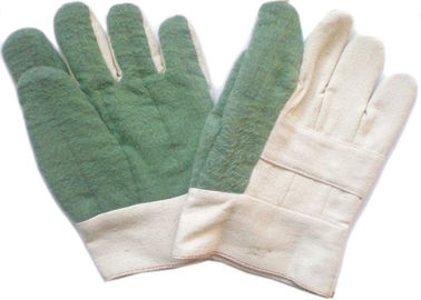 Knit Cuff Gardening Heat Resistant Gloves Natural White Absorbing Sweat