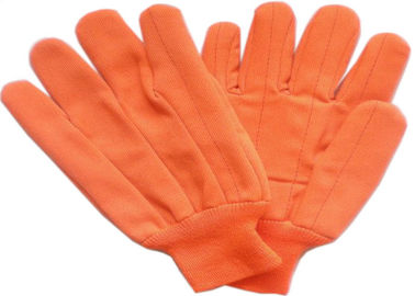 Colorful Warm Fleece Gardening Working Gloves With Knit Wrist For Winter Use