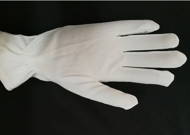 100% Tricot Nylon Marching Band Gloves With Three Stitches Lines On Back