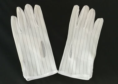 22cm Length ESD Hand Gloves , Non Static Gloves PU Coated Protective
