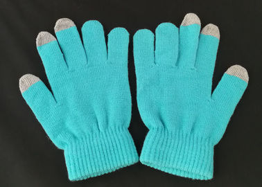 10 Gauge Acrylic Touch Screen Gloves , Safety Hand Gloves 22cm - 27cm Length