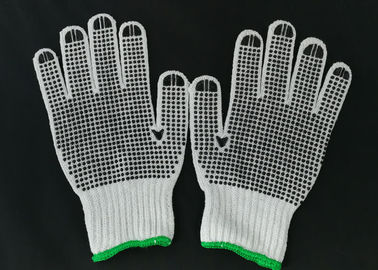 Industrial Cotton Knitted Gloves Customized Color Comfortable For Hand Care
