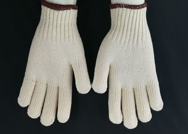 High Durability Hand Protection Gloves , White Cotton Inspection Gloves Breathable