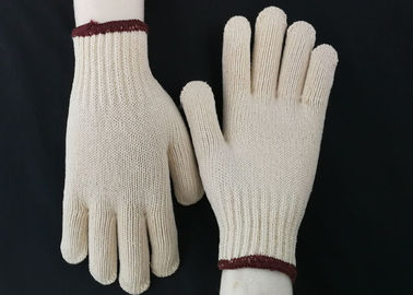 High Durability Hand Protection Gloves , White Cotton Inspection Gloves Breathable