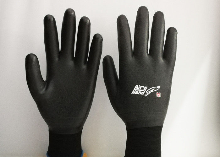 15 Gauge Nylon Latex Coated Gloves Excellent Breathability EN388 Certificated