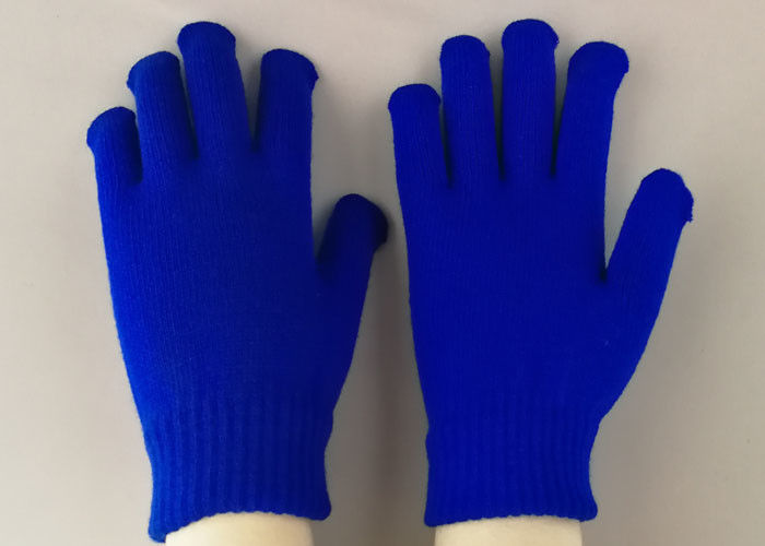 100% Acrylic Material Working Hands Gloves Soft Touching EN388 Certificated
