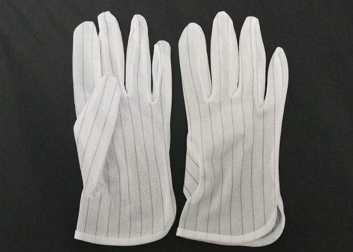 Polyester Lint Free Electrostatic Discharge Gloves In Electronic Assembly