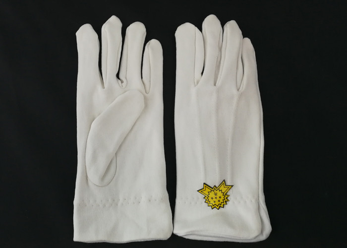 Ergonomic Design Military White Dress Gloves , Parade Ceremonial Glove